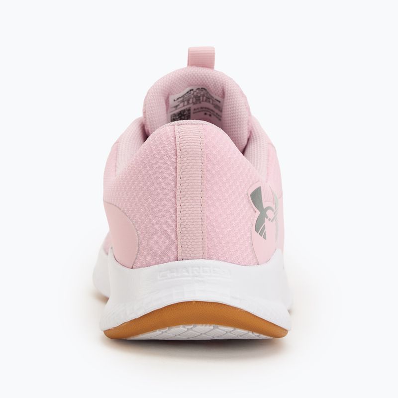 Under Armour дамски обувки за тренировка W Charged Aurora 2 prime pink/white/metallic silver 6