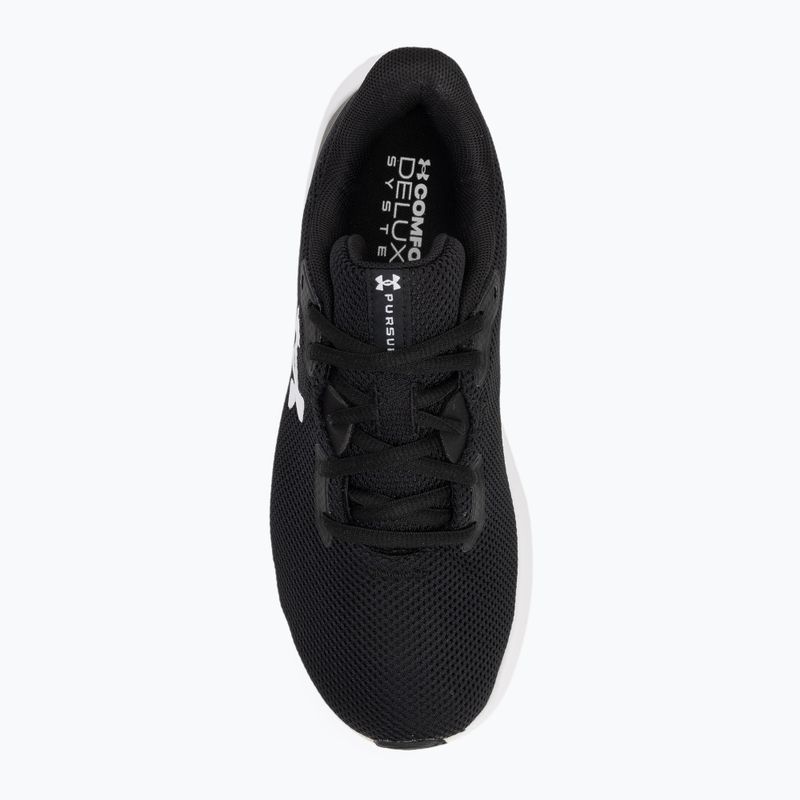 Under Armour Charged Pursuit 4 дамски маратонки за бягане черно/черно/бяло 5
