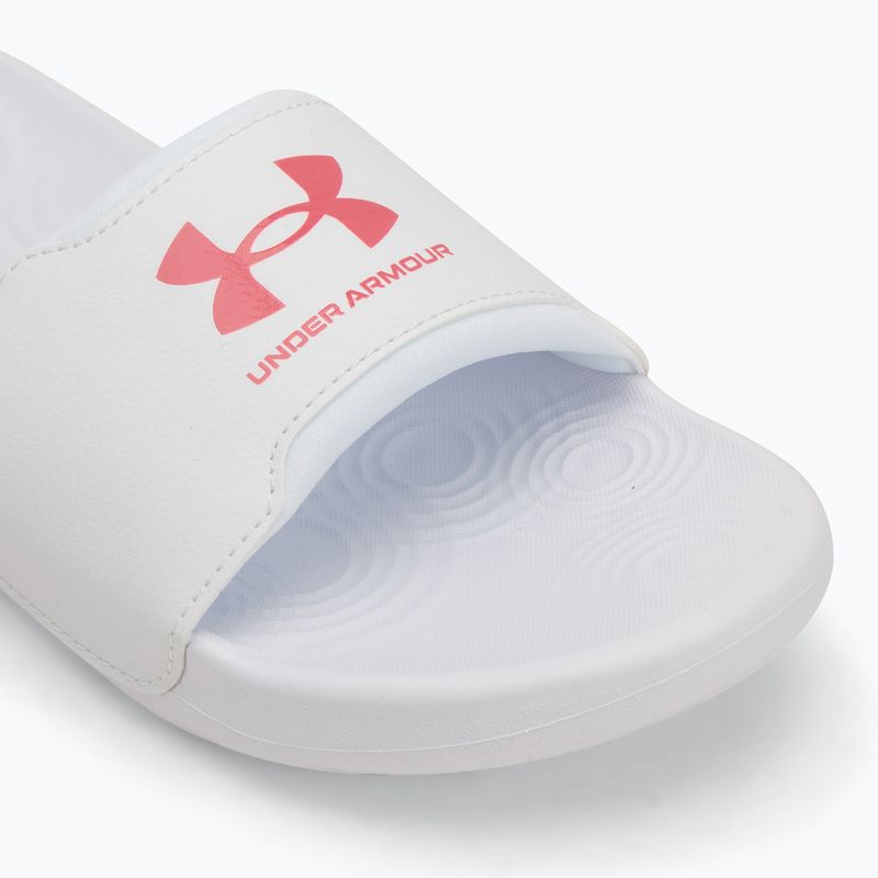 Джапанки Under Armour Ignite Select за жени, бяло/бяло/супер розово 7