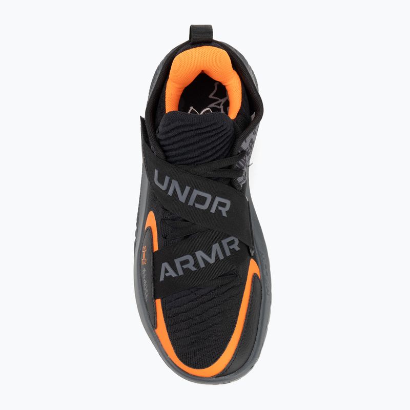 Under Armour Flow Futr X 4 UAA баскетболни обувки black/castlerock/blaze orange 5