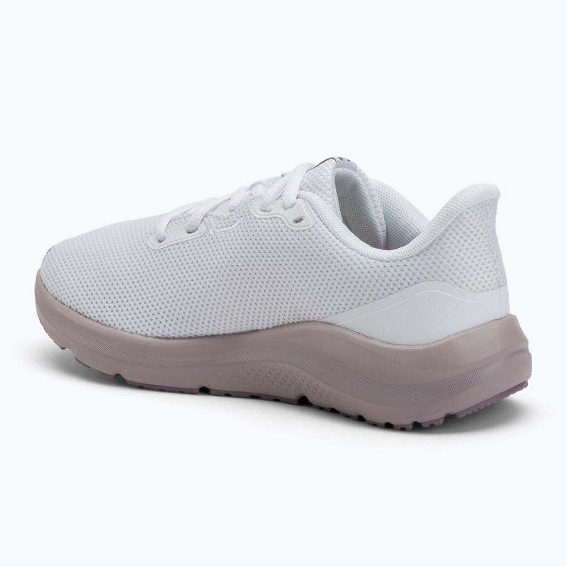 Дамски обувки за бягане Under Armour Charged Pursuit 4 white/white/purple prime 3