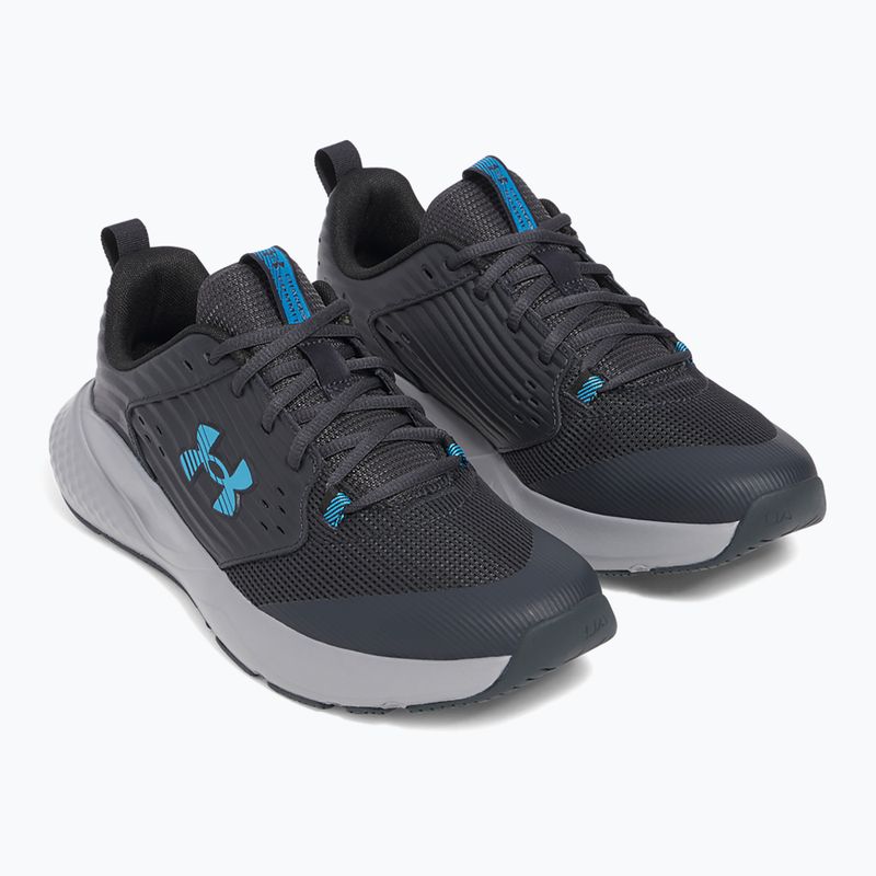 Мъжки обувки за тренировка Under Armour Commit 4 антрацит/стомана/етерно синьо 3