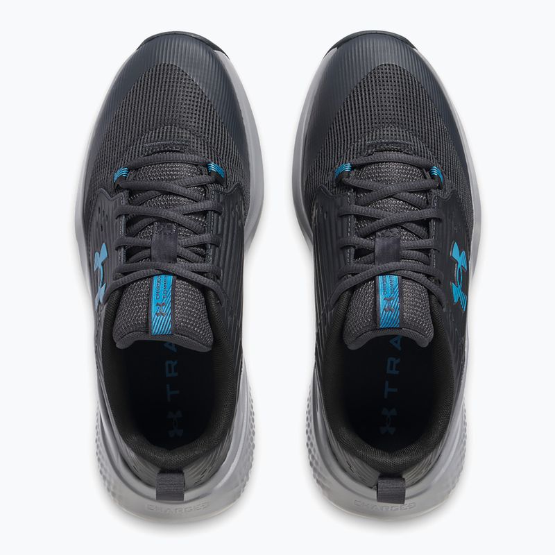 Мъжки обувки за тренировка Under Armour Commit 4 антрацит/стомана/етерно синьо 4