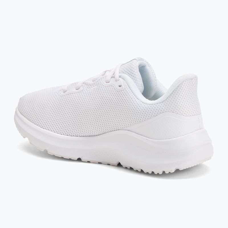 Дамски маратонки за бягане Under Armour Charged Pursuit 4 бели/бели/металически сребърни 3