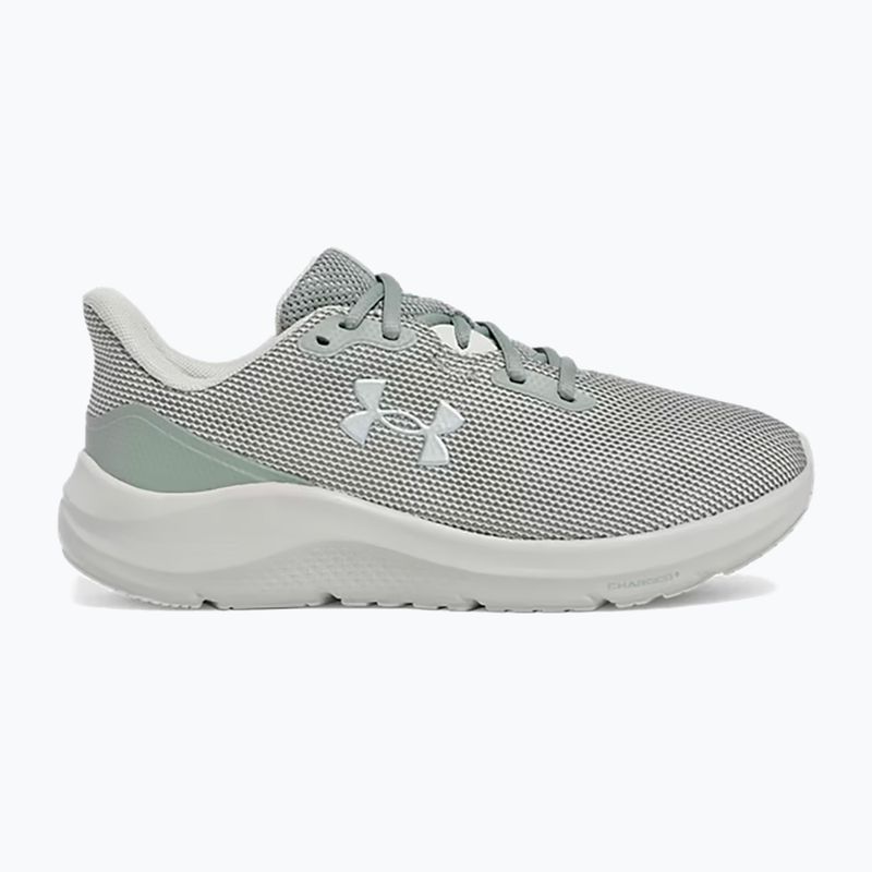 Under Armour Charged Pursuit 4 silica green/silica green/metallic silica дамски обувки за бягане