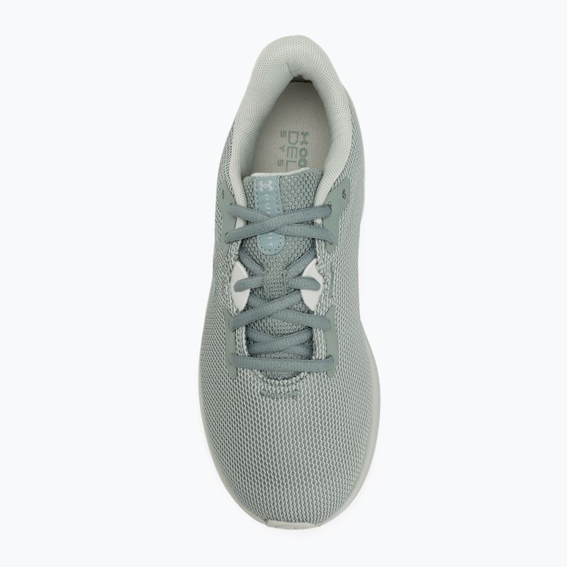 Under Armour Charged Pursuit 4 silica green/silica green/metallic silica дамски обувки за бягане 5