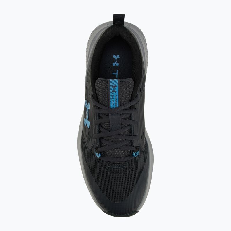 Мъжки обувки за тренировка Under Armour Commit 4 антрацит/стомана/етерно синьо 5