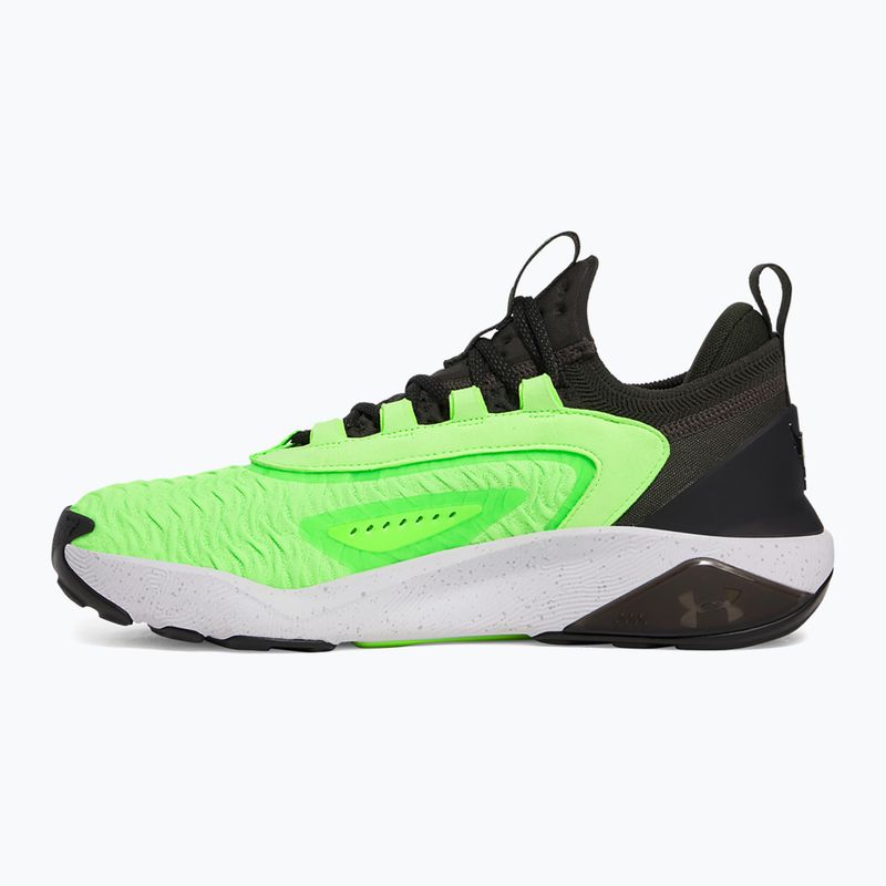 Under Armour Project Rock 7 мъжки обувки за тренировка бароково зелено/хипер зелено/черно 9