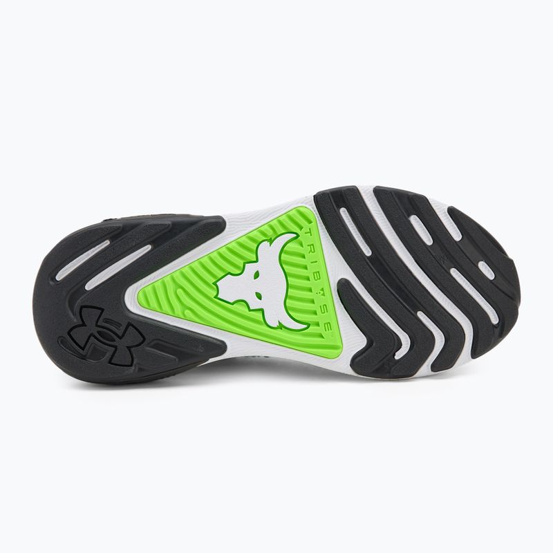 Under Armour Project Rock 7 мъжки обувки за тренировка бароково зелено/хипер зелено/черно 4