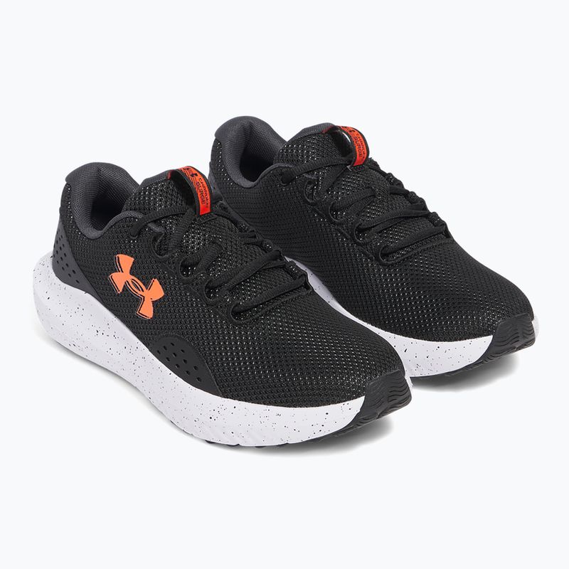 Under Armour Charged Surge 4 black/anthracite/ares red мъжки обувки за бягане 3