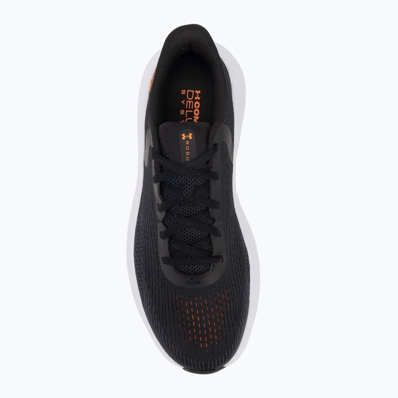 Мъжки обувки за бягане Under Armour Charged Rogue 5 black/black/blaze orange 5