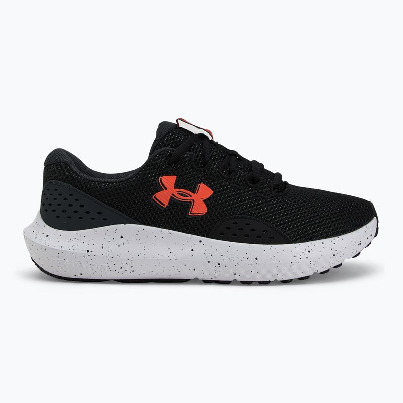 Under Armour Charged Surge 4 black/anthracite/ares red мъжки обувки за бягане 2