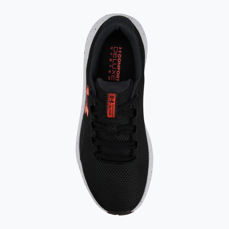 Under Armour Charged Surge 4 black/anthracite/ares red мъжки обувки за бягане 5