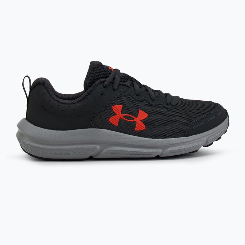 Мъжки обувки за бягане Under Armour Charged Assert 10 антрацит/антрацит/ясно червено 2