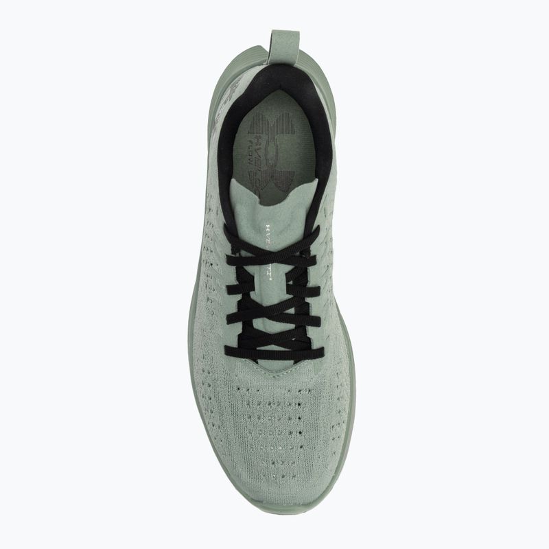 Under Armour Velociti 4 silica green/silica green/metallic silver мъжки обувки за бягане 5