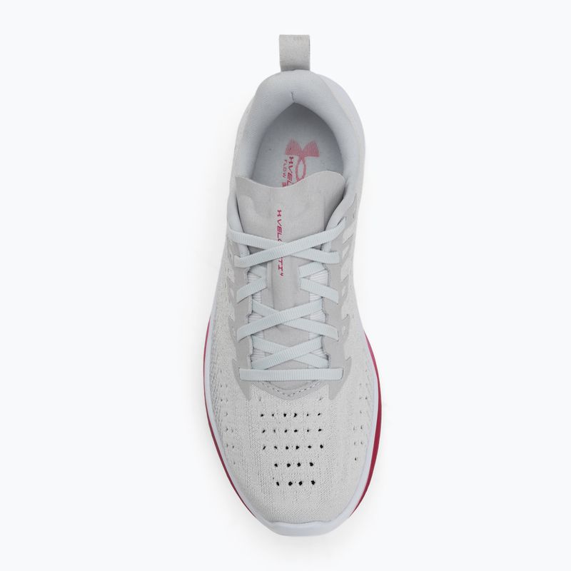 Under Armour Velociti 4 SE дамски обувки за бягане halo gray/mod gray/shaded fuchsia 5