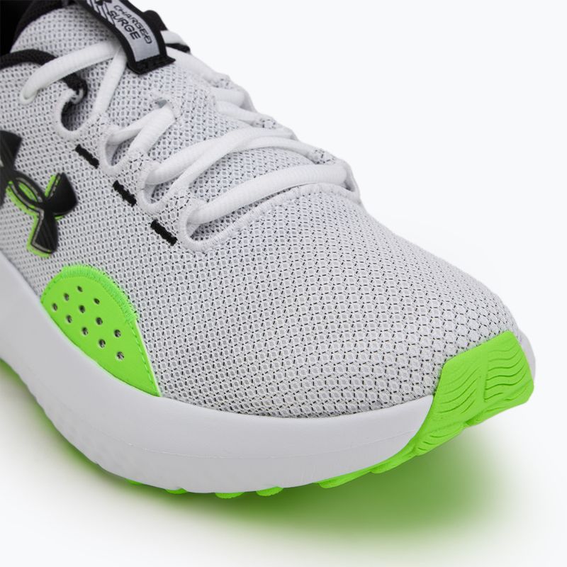 Мъжки обувки за бягане Under Armour Charged Surge 4 white/hyper green/black 7
