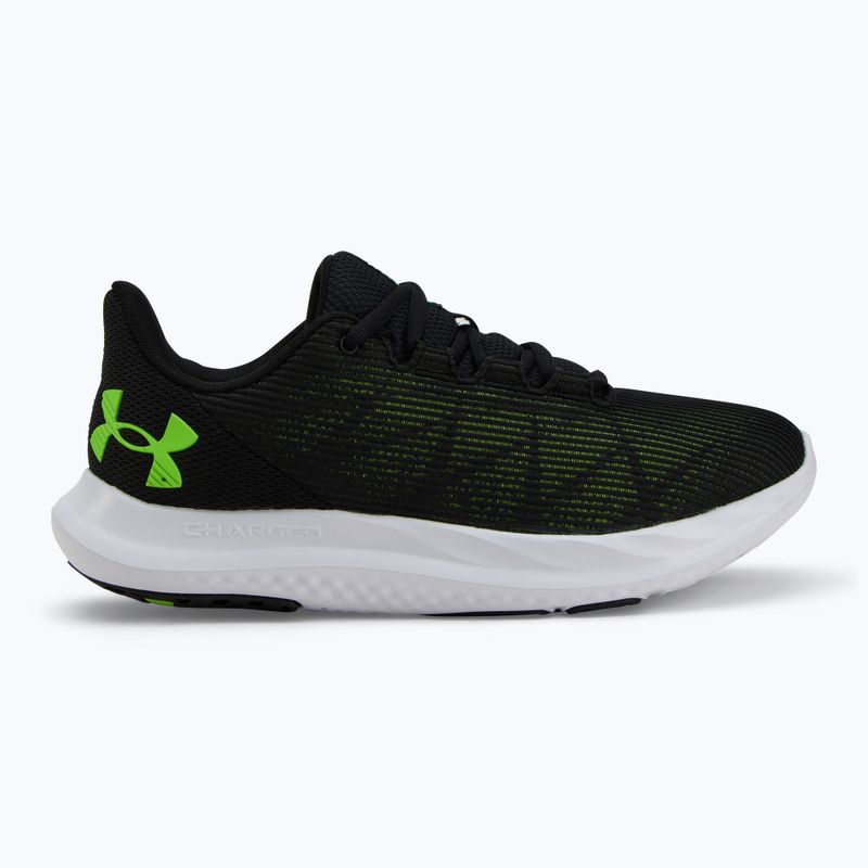 Мъжки обувки за бягане Under Armour Charged Speed Swift black/black/hyper green 2