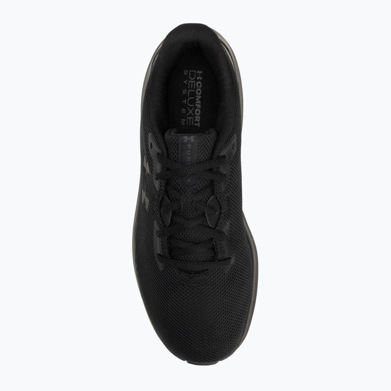 Under Armour Charged Pursuit 4 black/black/black мъжки обувки за бягане 5