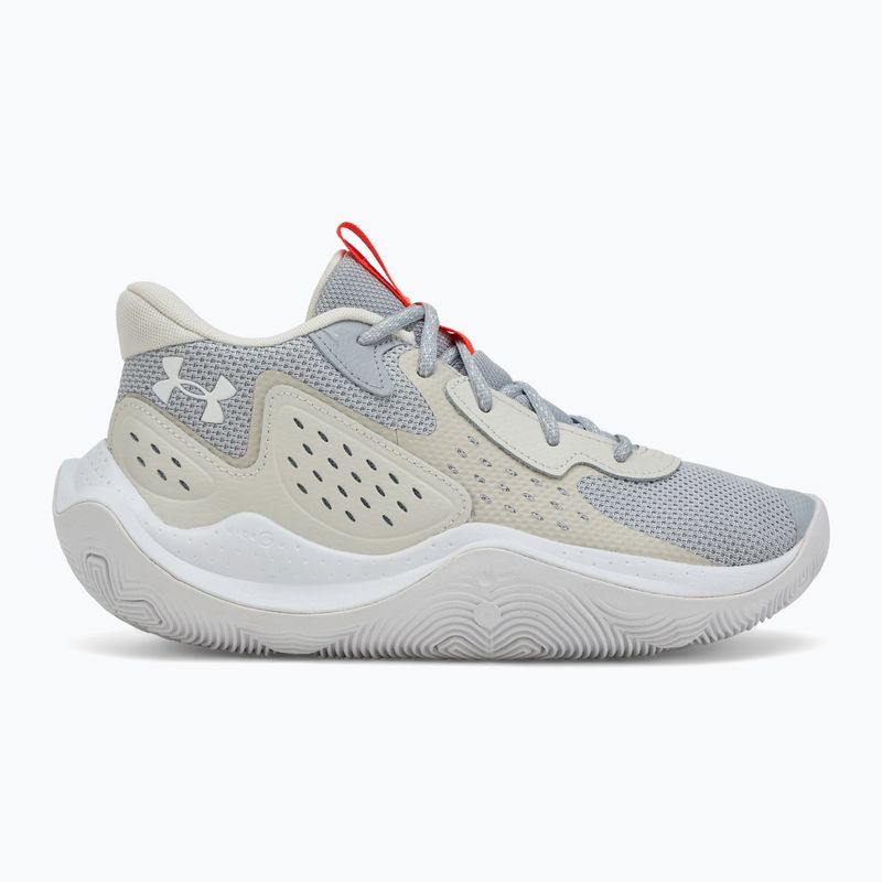 Баскетболни обувки Under Armour Jet' 23 mod gray/ares red/white 2