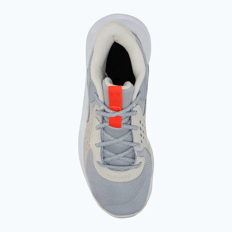 Баскетболни обувки Under Armour Jet' 23 mod gray/ares red/white 5