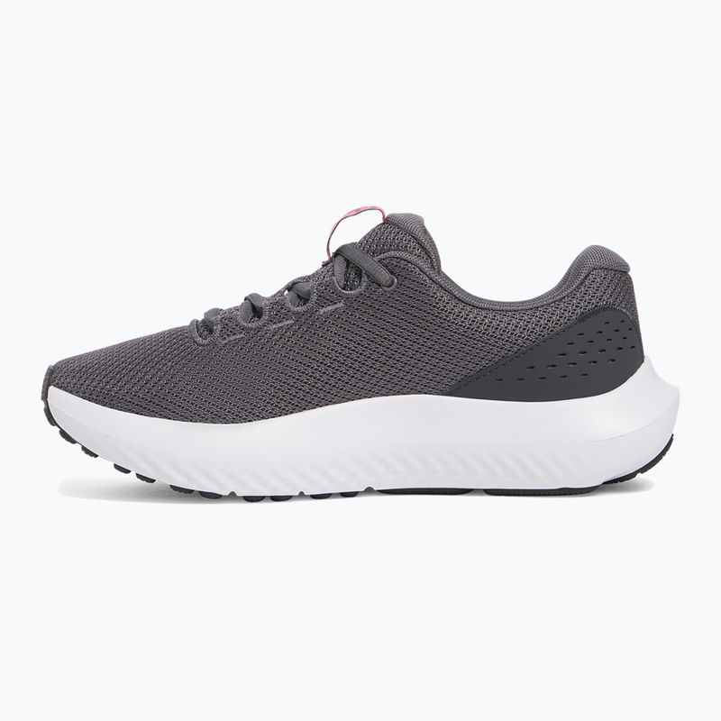 Under Armour Charged Surge 4 castlerock/anthracite/aero pink дамски обувки за бягане 2