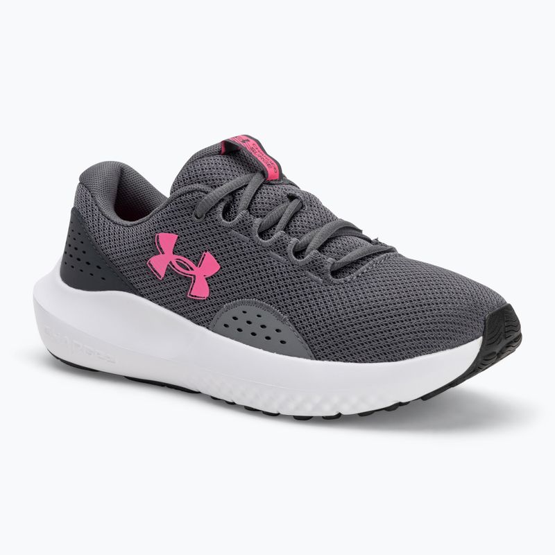 Under Armour Charged Surge 4 castlerock/anthracite/aero pink дамски обувки за бягане