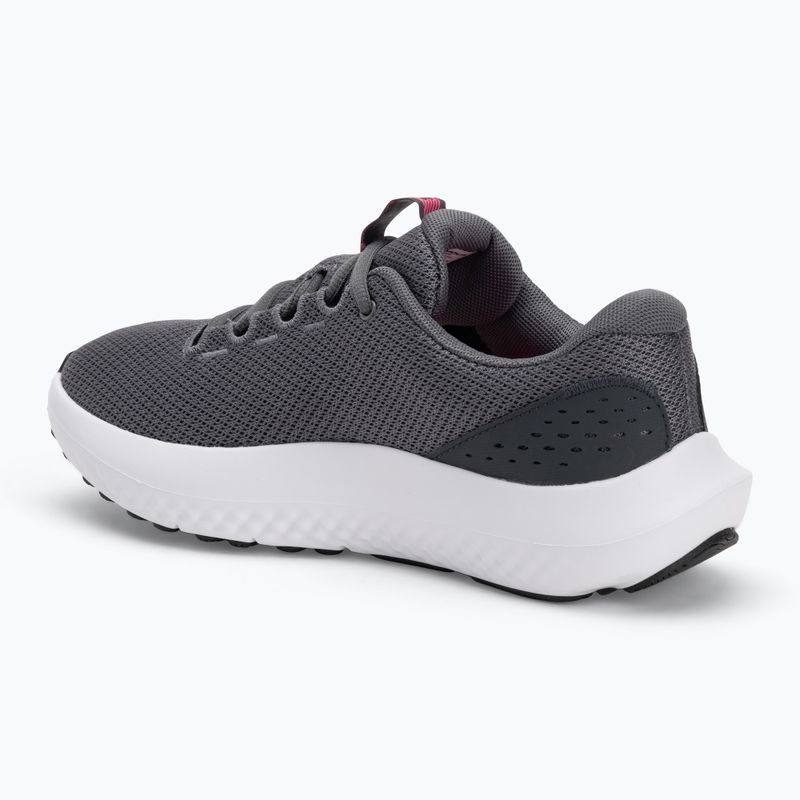 Under Armour Charged Surge 4 castlerock/anthracite/aero pink дамски обувки за бягане 3
