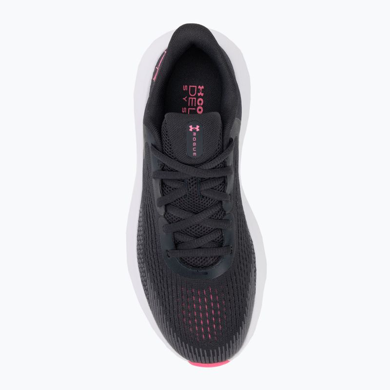 Under Armour Charged Rogue 5 дамски обувки за бягане антрацит/антрацит/аеро розово 5