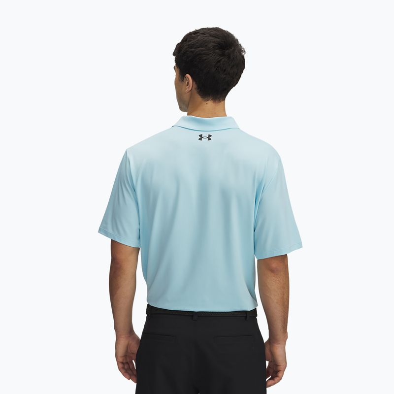 Мъжка тениска Under Armour Matchplay Polo stream/black 2