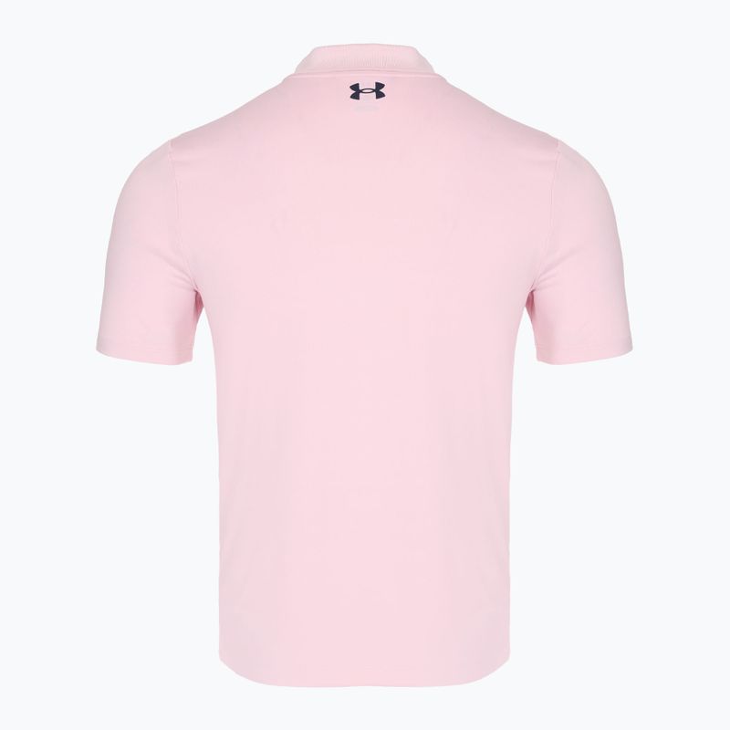 Мъжка поло тениска Matchplay Polo prime pink/midnight navy на Under Armour 2