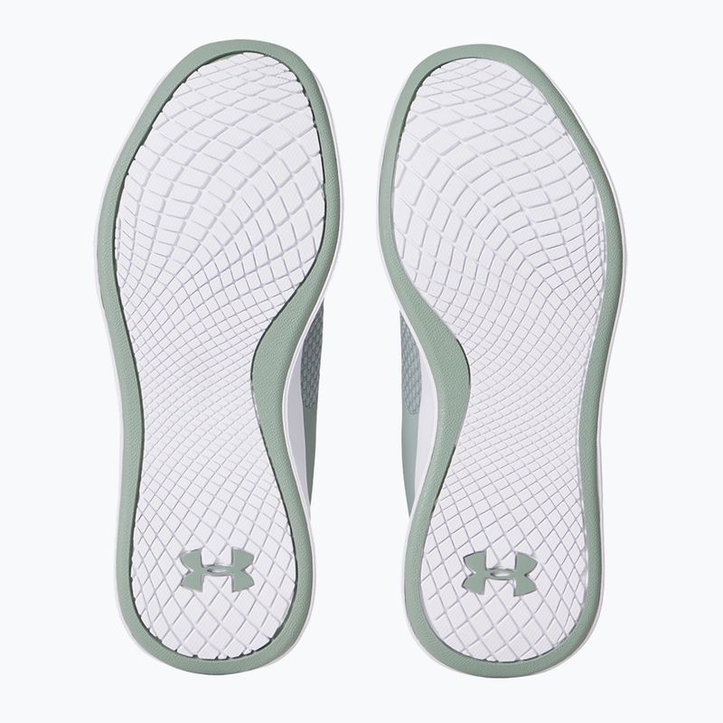 Under Armour Charged Aurora 2+ силикатно зелено/бяло/метален силик дамски обувки за тренировка 12
