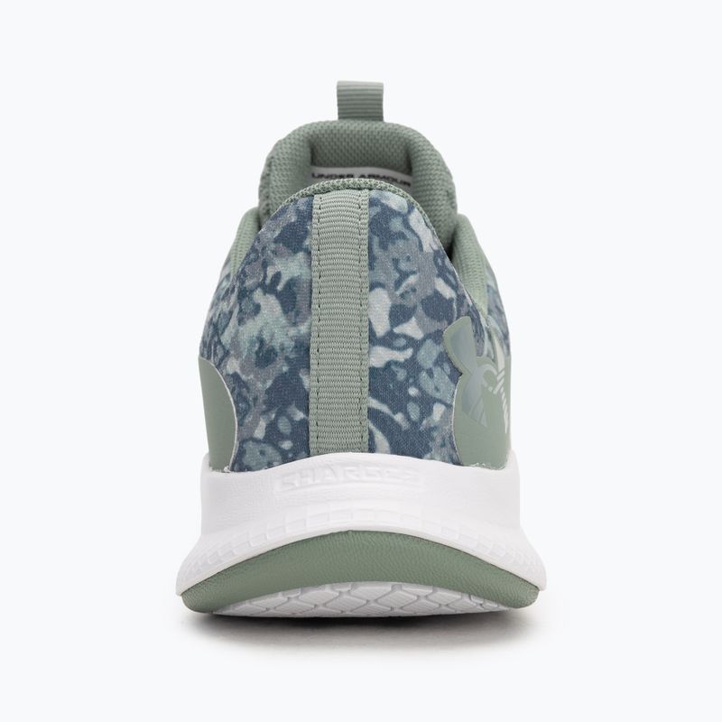 Under Armour Charged Aurora 2+ силикатно зелено/бяло/метален силик дамски обувки за тренировка 6