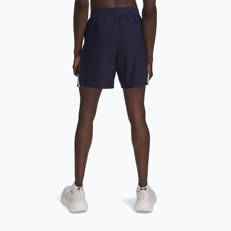Мъжки къси панталони за бягане Under Armour Launch 7" midnight navy / stream / reflective 3