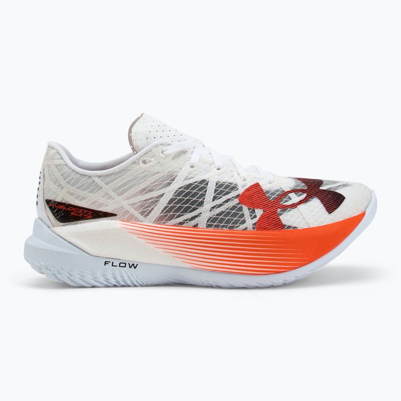 Мъжки обувки за бягане Under Armour Velocity Elite 2 бяло/жълто червено/черно 2