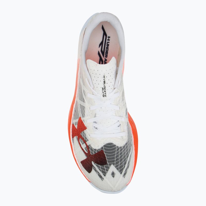 Мъжки обувки за бягане Under Armour Velocity Elite 2 бяло/жълто червено/черно 5