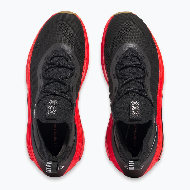 Мъжки обувки Under Armour Phantom 4 black/lava red/metallic silver 11