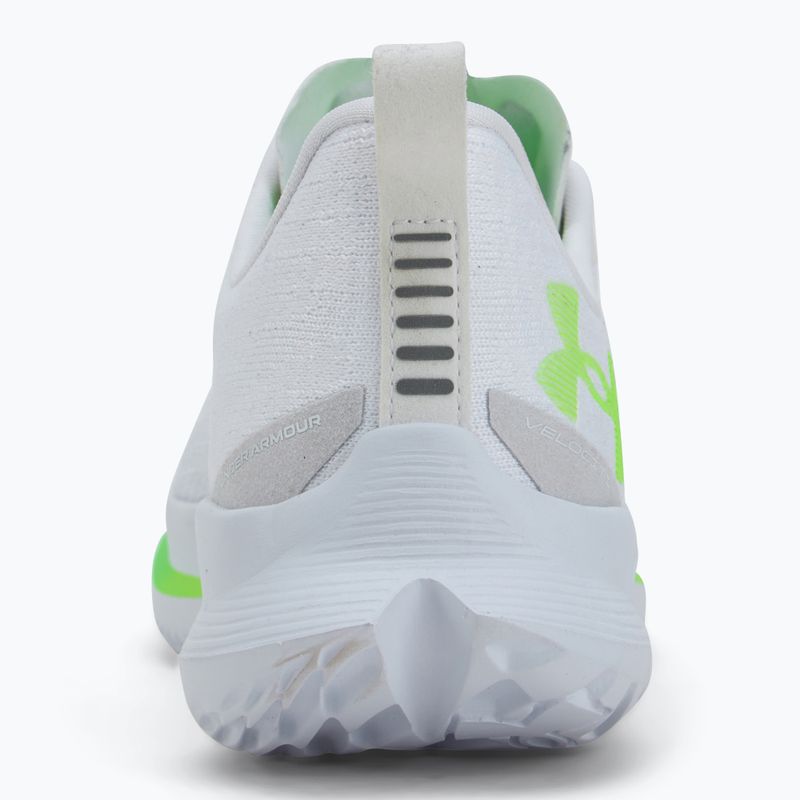 Мъжки маратонки Under Armour Velociti 4 white/white/hyper green 6
