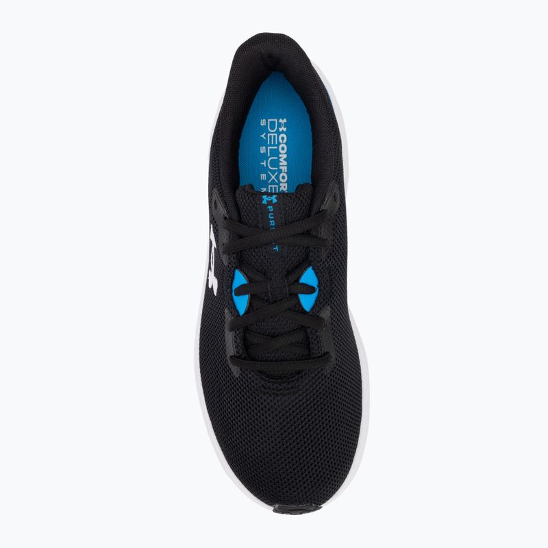 Мъжки обувки за бягане Under Armour Charged Pursuit 4 black/electric blue/white 5
