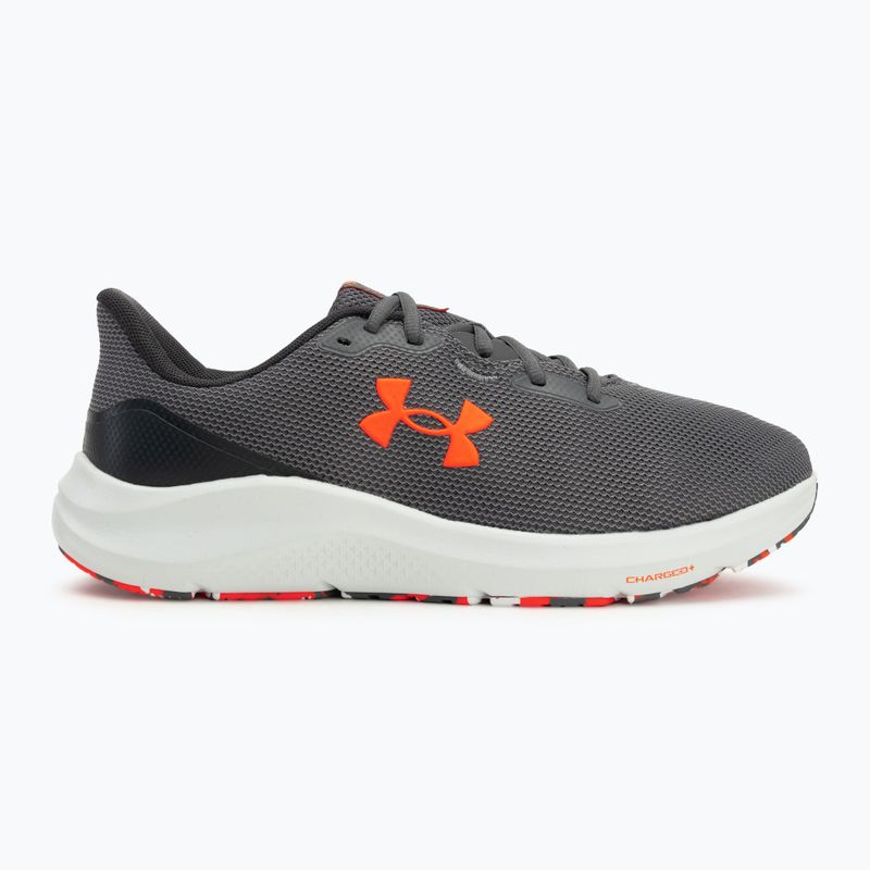 Under Armour Charged Pursuit 4 castlerock/anthracite/blaze orange мъжки обувки за бягане 2