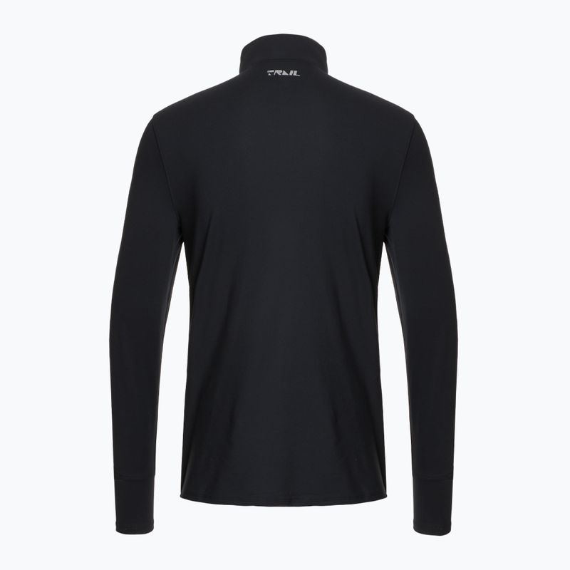 Мъжки потник за бягане Under Armour Trail Run Quarter Zip black/reflective 2