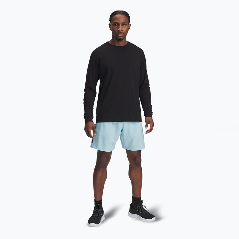 Мъжки шорти за тренировка Under Armour Woven Wordmark stream/black 2