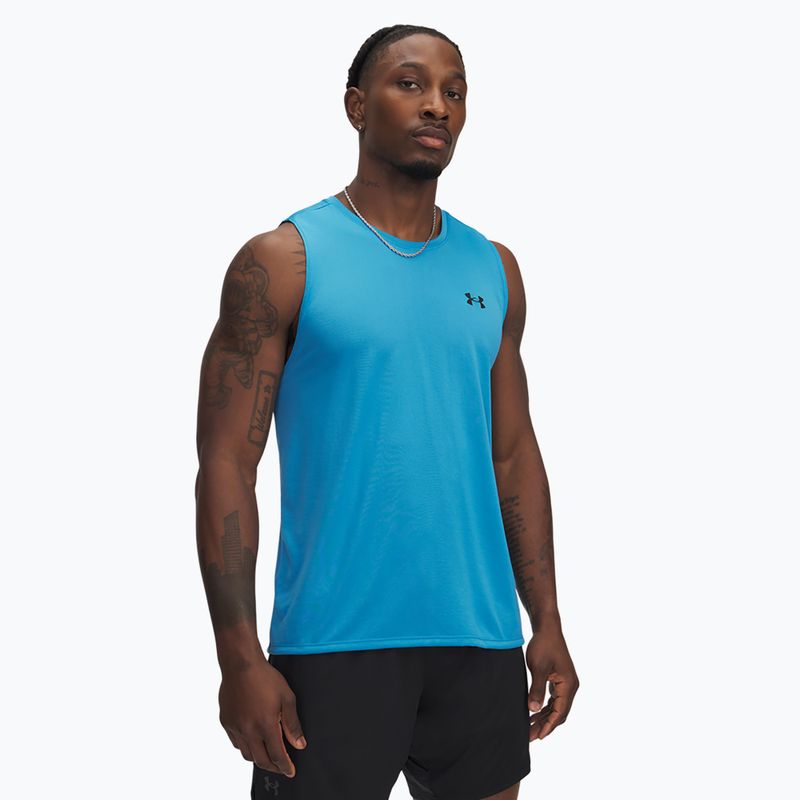 Мъжка тренировъчна тениска Under Armour Tech Tank ether blue/black