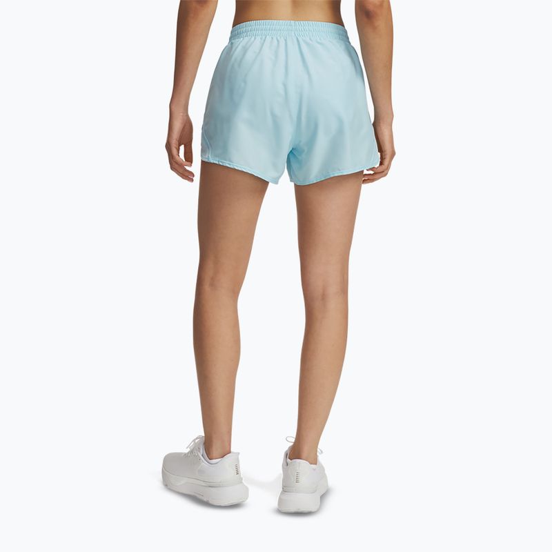 Къси панталони за бягане за жени Under Armour Fly By 3" stream/stream/reflective 3