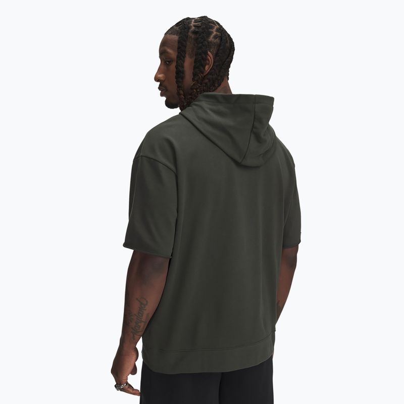 Мъжки потник Under Armour Project Rock SS Terry Hoody baroque green / baroque green 2