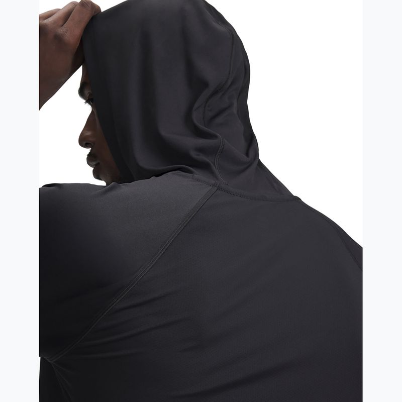 Under Armour Project Rock Iso-Chill Hoody black / hyper green мъжки суитшърт за тренировки 3