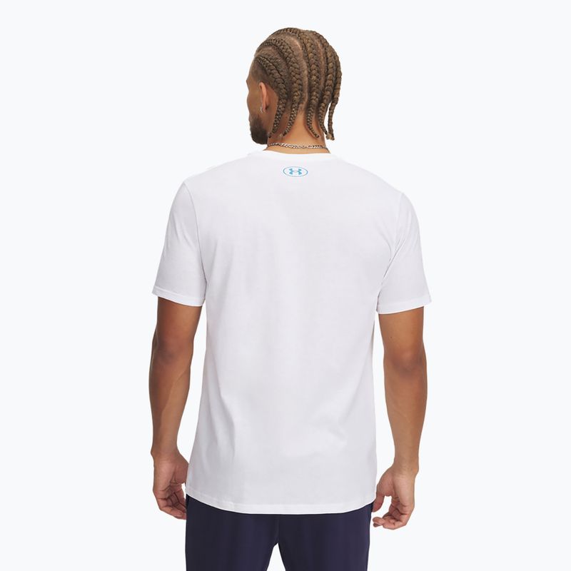 Under Armour LC Fly In Logo бяло/ефирно синьо мъжка тениска 2
