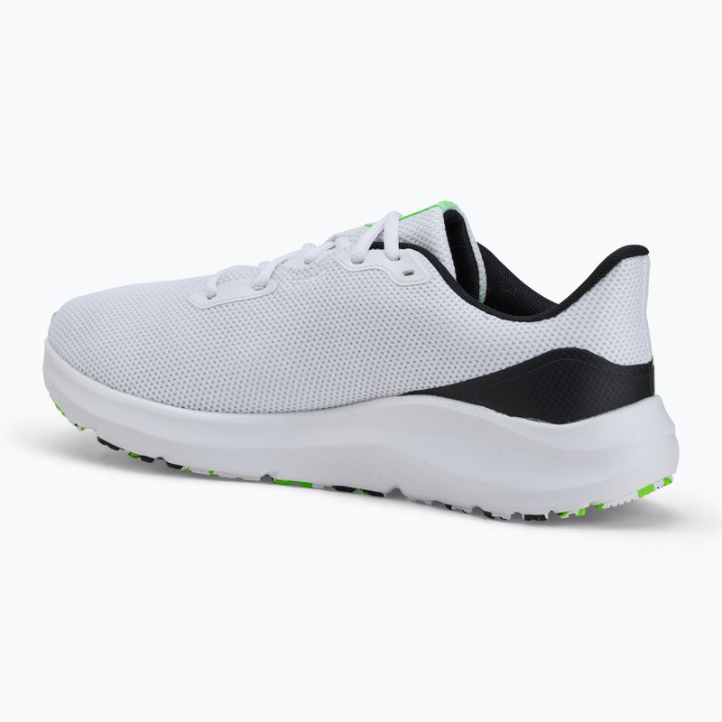 Мъжки маратонки Under Armour Charged Pursuit 4 white/black/hyper green 3