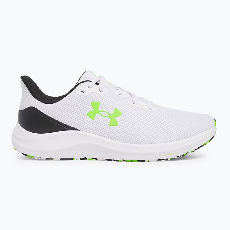 Мъжки маратонки Under Armour Charged Pursuit 4 white/black/hyper green 8