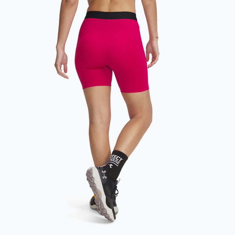 Дамски шорти Under Armour Trail Run Fitted shaded fuchsia/black 7
